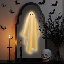 Large Halloween Hologram Ghost Mirror USB Decor