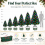 Christmas Tree LED Star Colour Change 2FT 4