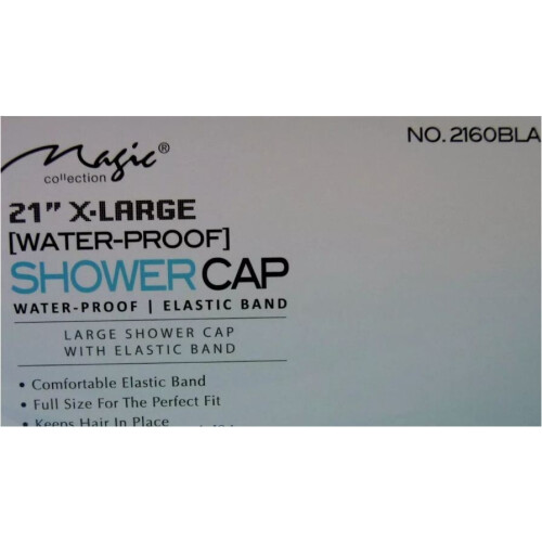 MAGIC COLLECTION Shower Cap [X- Large] No. 2160BLA 1