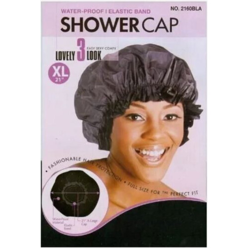 MAGIC COLLECTION Shower Cap [X- Large] No. 2160BLA 2