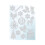 Giftmaker Flock Window Xmas Stickers White (Pack of 24) 2