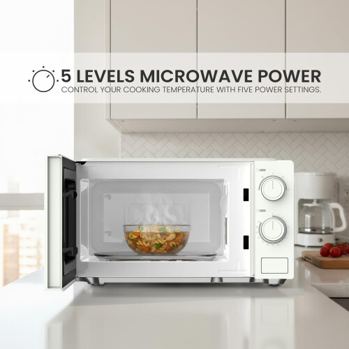 Belaco Microwave Oven with Timer 20L Solo Microwave Compact Microwave 2