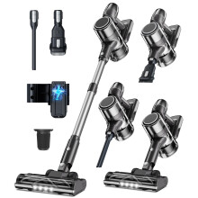 Cordless Vacuum Cleaner Stick Vacuums - Powerful Lightweight Electric Brooms Upright Handheld Wireless Bagless Battery Rechargeable Cleaners Anti Hair