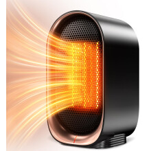 BZGG Electric Heater, 1000W Portable Room Heater,Space Heaters for Home with 2 Heat Settings & Overheat and Tip-Over Protection, Small Personal