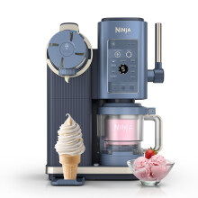 Ninja CREAMi Scoop and Swirl Soft Serve and Ice Cream Maker with 2x Tubs, 13 Functions, Makes Ice Cream, Soft Serve, Gelato, Sorbet, Milkshakes and Mo