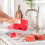 Salter Salter British Bakes Digital Kitchen Scale 10kg, 1g Precision, Red 4