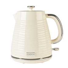 Haden Kettle Devon 1.7L Fast Boil Auto-shutoff & Boil-Dry Protection Cream