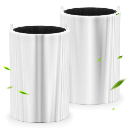2 Pack 411/3210 Replacement Filter Compatible with Blueair Blue Pure 411