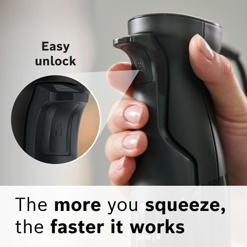 Bosch Bosch ErgoMaster Series 4 Hand Blender, MSM4B621GB, Black 2