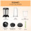 TeckNet TECKNET 600W Powerful Personal Blender Smoothie Maker, Grey Black 6