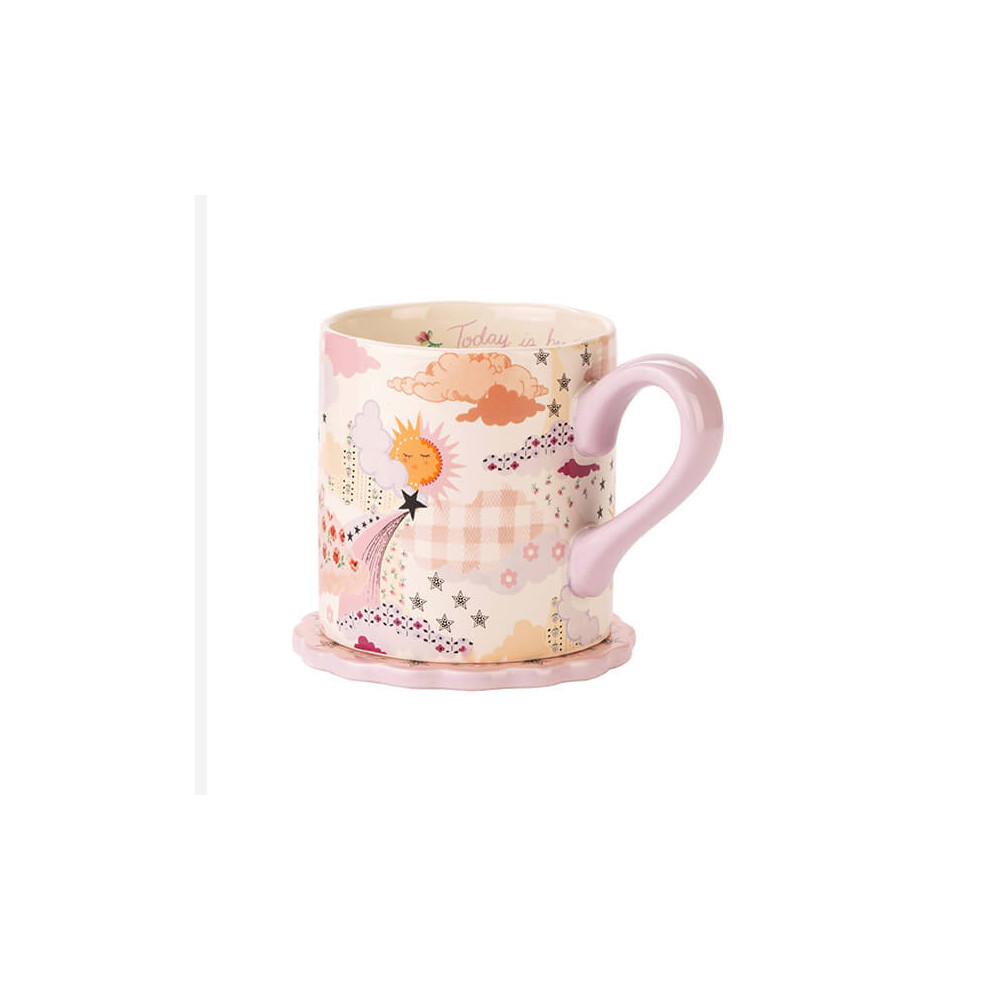 Cath Kidston Cloud Ditsy Mug & Coaster - Image 2
