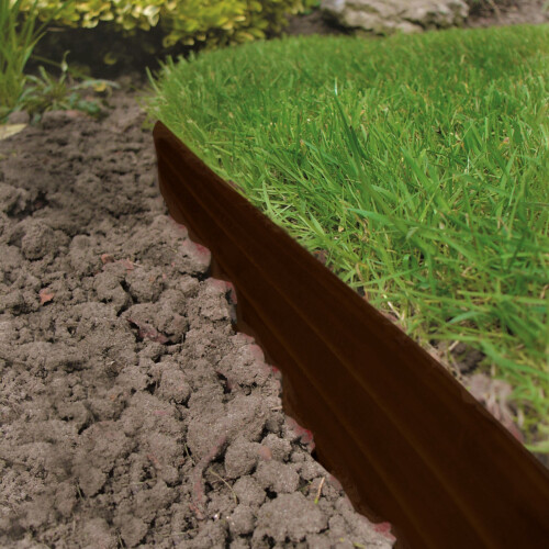 Swift Edge Garden Edging - 18m pack - Brown 1