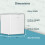 HYE 40 Litre Mini Bar Freestanding Fridge - White 5