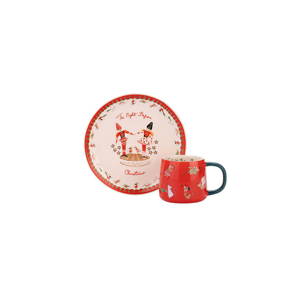 Cath Kidston Nutcracker Xmas Eve Mini Mug & Plate - Image 2