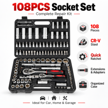 Amartisan 108-Piece Socket Set with Case
