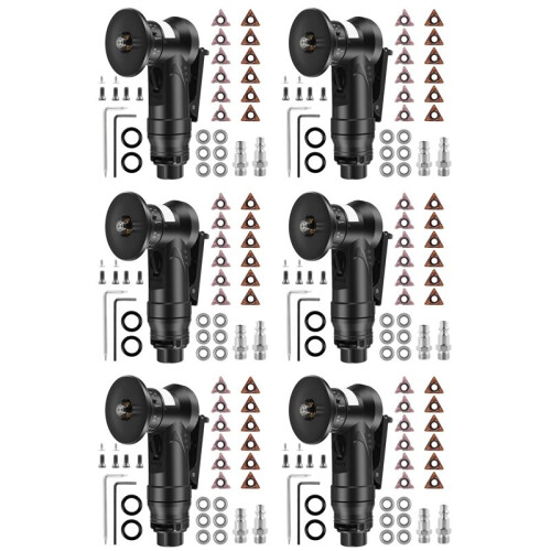 6X Pneumatic Chamfering Tool, 45 Degree Metal Deburring Trimming Chamfering Machine