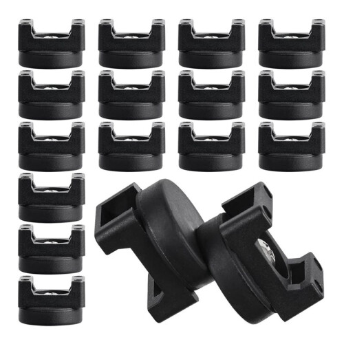 30 Pieces Magnetic Cable Clips Zip Tie Mount Base Magnetic Wire Holder Multipurpose Cable Ties Management Base 1