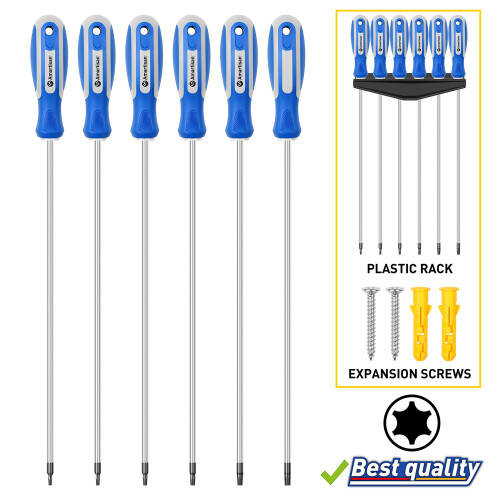 Amartisan 6-Piece Long Torx Screwdriver Set