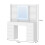 Dressing Table with Lights, Storage Behind the Mirror, 11 Drawers 3