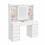 Dressing Table with Lights, Storage Behind the Mirror, 11 Drawers 4
