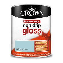 Crown Non Drip Gloss Duck Egg Blue 0.75L - 5090006