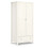 Maine 2 Door Combination Wardrobe - Surf White 2