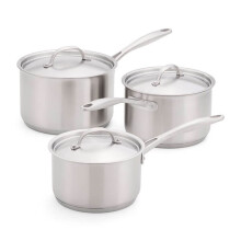 Stellar 7000 Profile Matte 3 Piece Saucepan Set