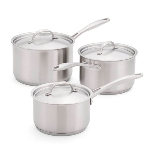 Stellar 7000 Profile Matte 3 Piece Saucepan Set