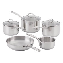 Stellar 7000 Profile Silver 5 Piece Cookware Set