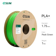 eSUN Filament d'imprimante 3D PLA+, 1.75 mm, Bobine de 1 kg, Haute vitesse, Vert de pointe