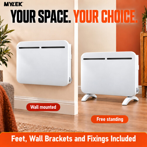 MYLEK (1kW) MYLEK LED Panel Heater -  (Lot 20) 2