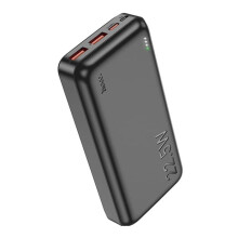Externe Batterie 22,5 W, 20 000 mAh, 2 x USB, Typ-C - Hoco Astute (J101A) - Schwarz
