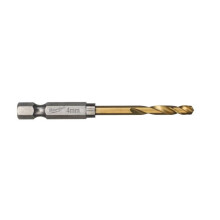 Bohrer Metall Shockwave HSS-G TiN Rot Sechskant - Ø 4 x 71,5 mm - 10 Stück - MILWAUKEE - 4932478178
