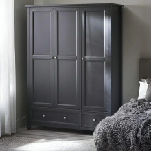 Maine 3 Door Combination Wardrobe - Anthracite