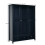 Maine 3 Door Combination Wardrobe - Anthracite 3