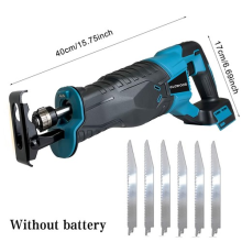 Cordless Reciprocating Saw for Makita +4 Blades Wood Matel Cutter Sabre Electric