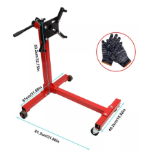 Engine Gearbox Support Stand 1000 lbs 450kg Heavy Duty Swivel Transmission Red