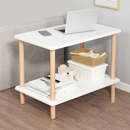 Narrow Side Table Bedside End Table Small Space 2