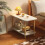 Narrow Side Table Bedside End Table Small Space 7