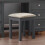 Maine Dressing Stool - Anthracite 1