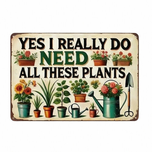 Gardener Gift Sign – Retro Distressed for Patio Kitchen