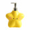 Flacone vuoto con dosatore – Design grazioso e facile da pulire – per casa e viaggi Bagno (Oro) 1