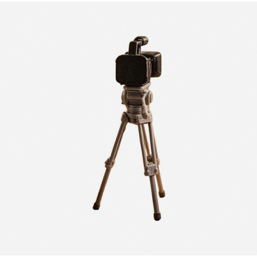 Miniature Camera Stand – 3D Printed & Authentic – for Dollhouse Scene