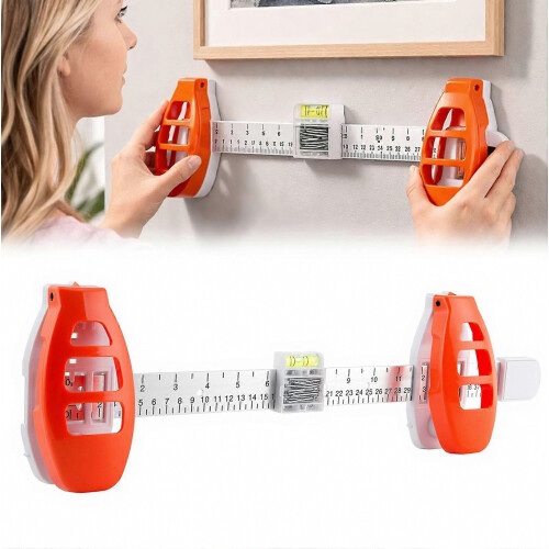Frame Alignment Tool – Spirit Level Ruler for Hanging – for Mirror Artwork Shelf – Multi Function 1