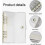 A5 Clear Notebook Cover Soft Pvc Binder Cover With 6 Extra Large Round Rings 3