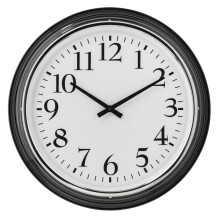 ZRIZAURA BRAVUR Black Wall Clock 59 cm