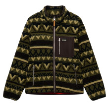 (M, Snow Peak Green) Superdry Mens Abstract Full Zip Fleece