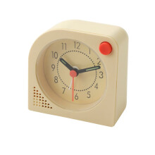ZRIZAURA TJINGA Pale Yellow Alarm Clock 8x8 cm