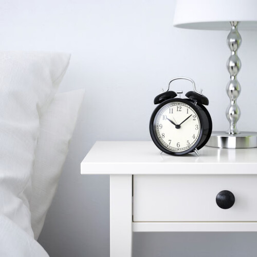 ZRIZAURA DEKAD Black Alarm Clock 10 cm 1