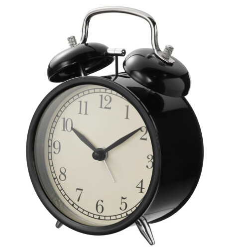 ZRIZAURA DEKAD Black Alarm Clock 10 cm